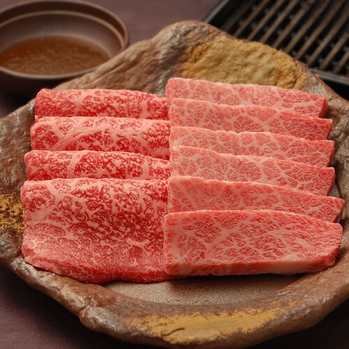 滋賀近江「松喜屋」 近江牛あみ焼 400g (ロース・モモ)