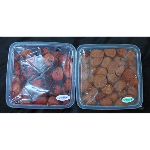 和歌山 紀州梅干 2種詰合せ (昔風味 うす塩味) 各1kg