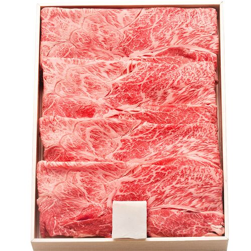 三重 松阪牛 すき焼き うで 400g (A-4等級/証明書付き)