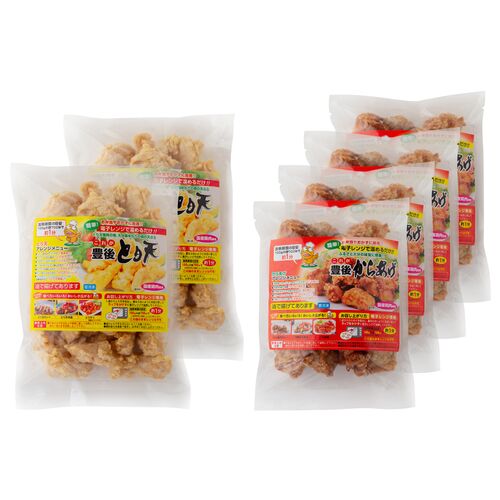 大分名物 豊後 とり天&唐揚げセット (とり天500g 唐揚げ300g×2)×2