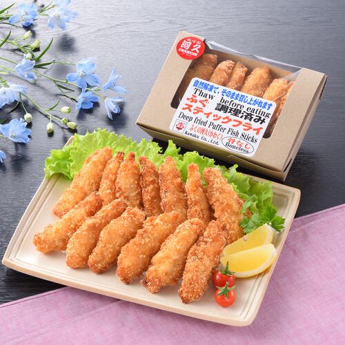 山口 下関 「河久」 ふぐのスティックフライ 150g×4箱