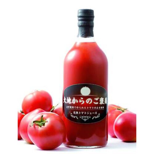 茨城 完熟トマト100%ジュ-ス 「大地からの褒美」 720ml×3本