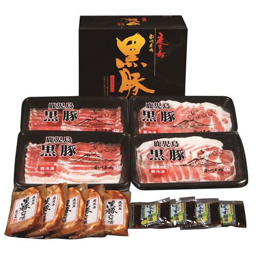 鹿児島「南州農場」 黒豚しゃぶしゃぶ&味噌漬詰合せ