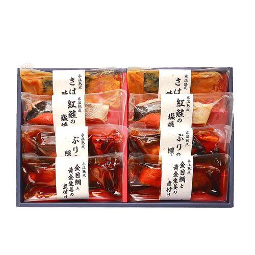 鳥取 「山陰大松」 氷温熟成 煮魚・焼魚ギフトセット8切