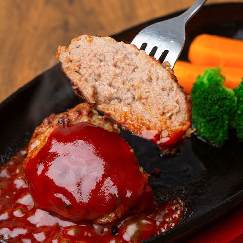 大阪 「焼肉はらだ本店」 黒毛和牛焼きハンバーグ(5個)
