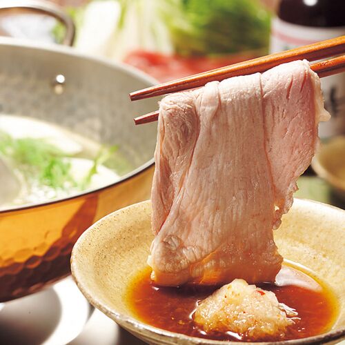 鹿児島県産 黒豚 「黒の匠」 ロースしゃぶしゃぶ(400g)
