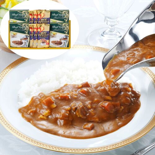 味わいビーフカレー&UCCドリップコーヒーセット D