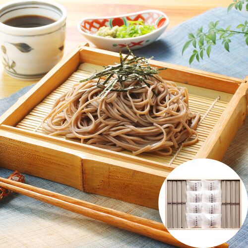 紀州南高梅はちみつ漬け(8個)・信州そば(50g×8束) 詰合せ
