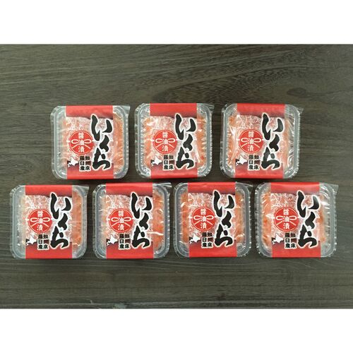 北海道 知床羅臼産 いくら醤油漬け 7パック