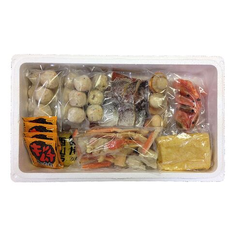 北海道 海鮮キムチ鍋 Eセット (白菜キムチ400g、各種具材)