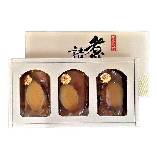 山梨 「かいや」あわび煮貝 C (30g×3個)ｘ2箱