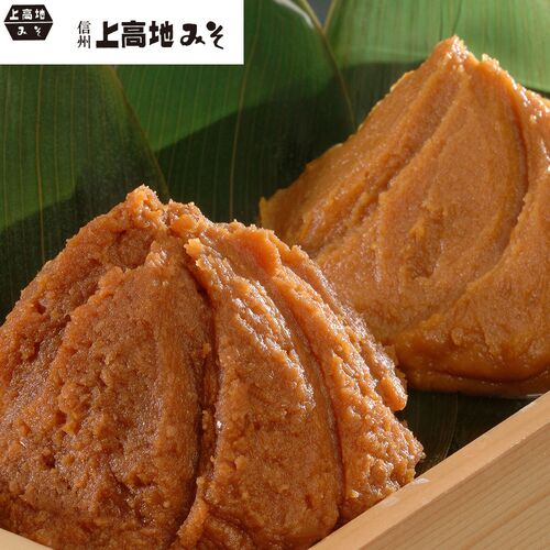 長野 「上高地みそ」 信州味噌 やまぐに 4kg (赤みそ2kg、淡色2kg)