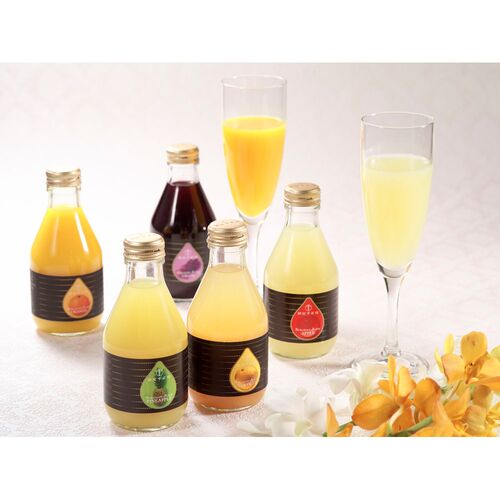 「銀座千疋屋」 銀座 ストレートジュース (180ml×6本)