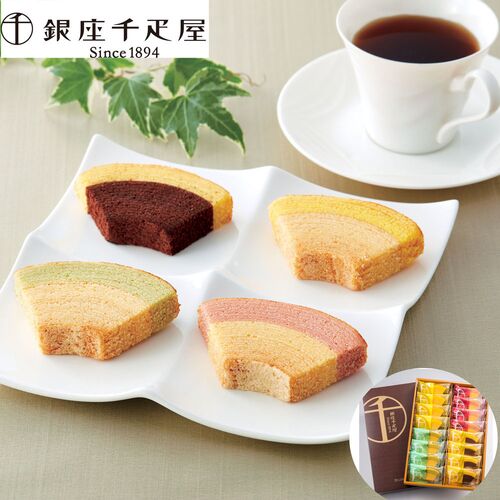 スペシャルセール 「銀座千疋屋」 銀座 フルーツクーヘン 4種詰め合わせ (計16個)