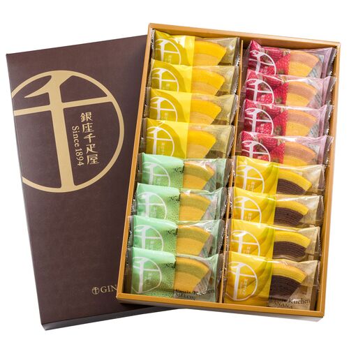 「銀座千疋屋」 銀座 フルーツクーヘン 4種詰め合わせ (計16個)