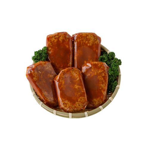 鹿児島県産黒豚ハンバーグ 5個 130g (固形量100g)