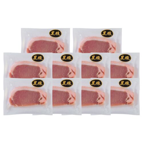 鹿児島県産黒豚使用ロースステーキ用 60g (個包装)×10