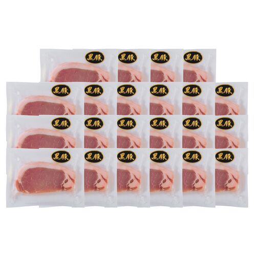 鹿児島県産黒豚使用ロースステーキ用 60g (個包装)×22