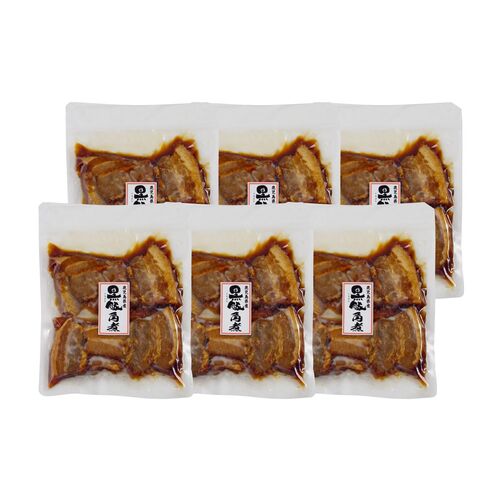 鹿児島県産黒豚使用 豚角煮 190g (固形量150g 個包装)×6
