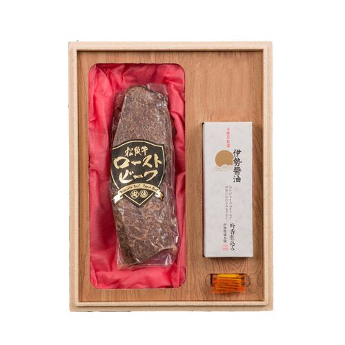 三重「松阪まるよし」松阪牛ローストビーフ 300g 伊勢醤油100ml