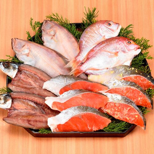 福井 越前干物と漬魚詰合せ (越前干物×6尾、漬魚×6切)