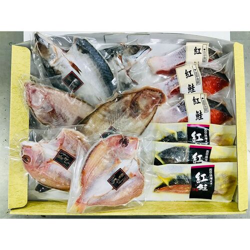 福井 越前干物と漬魚詰合せ (越前干物×6尾、漬魚×6切)