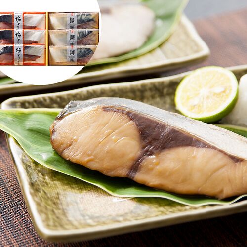 富山 「とと屋」 ぶり詰め合わせ (ぶり西京漬80g×3、塩ぶり70g×3)