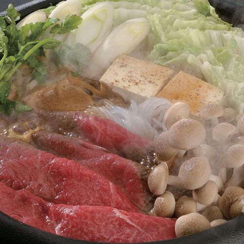 滋賀近江「松喜屋」 近江牛すきやき 600g (ロース・モモ・バラ)