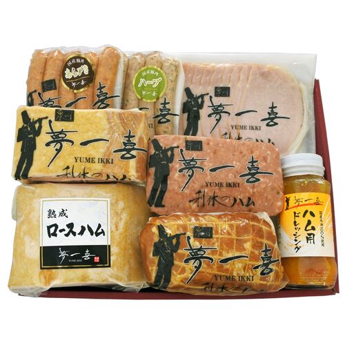 大阪 「夢一喜フーズ工房」 ハム・ウインナー詰合せ M