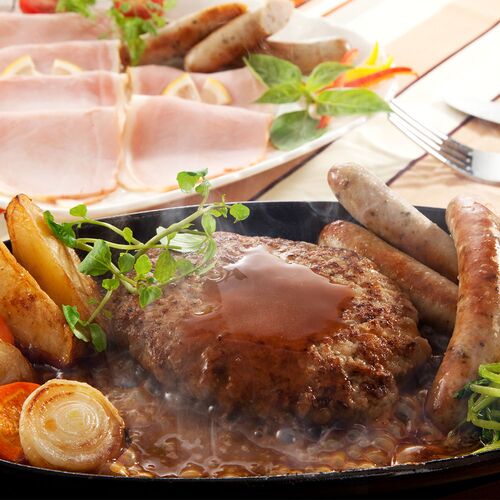 大阪 「夢一喜フーズ工房」手ごねハンバーグ B