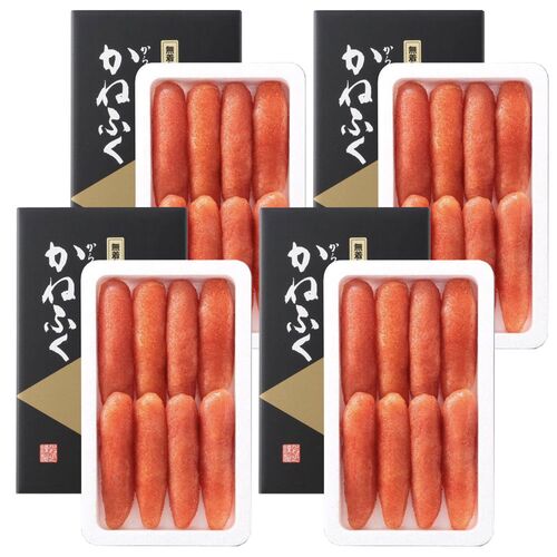 かねふく 無着色 辛子明太子 450g×4