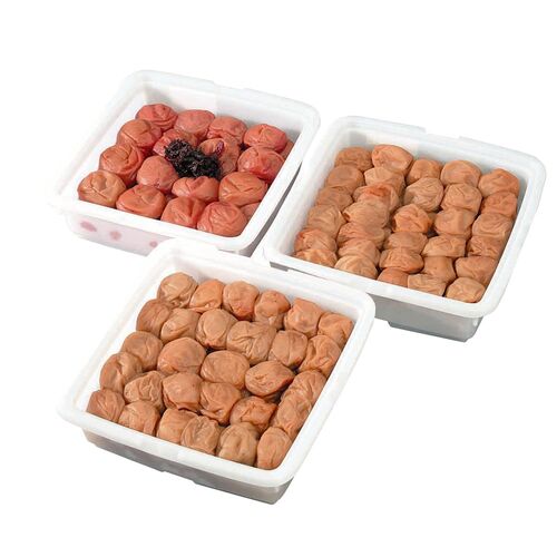 和歌山 紀州南高梅 つぶれ梅 Aセット (しそ漬梅 うす塩味 はちみつ風味)各750g×1