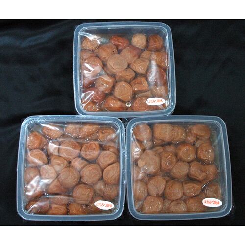 和歌山 紀州南高梅 つぶれ梅 はちみつ風味 (塩分6%) 1kg×3