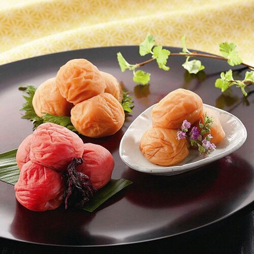 和歌山 紀州梅干 2種詰合せ (昔風味 うす塩味) 各1kg