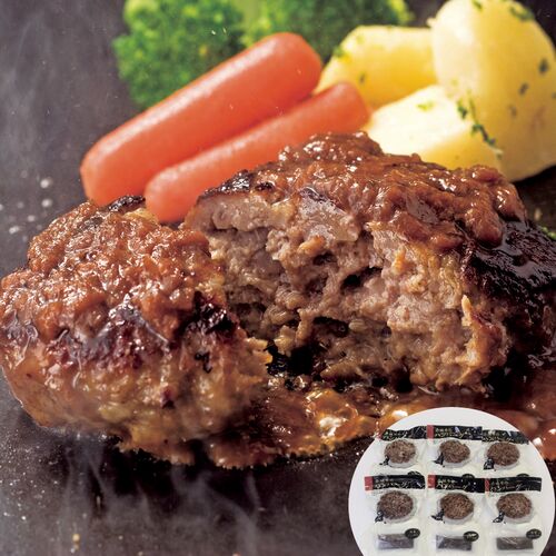 群馬 「赤城牛のとりやま」 赤城牛ハンバーグ 130g×6