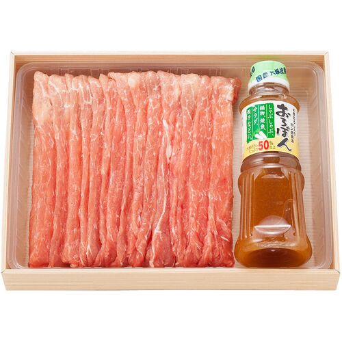 三重 さくらポーク しゃぶしゃぶ＆ポン酢セット (もも300g ポン酢300ml)