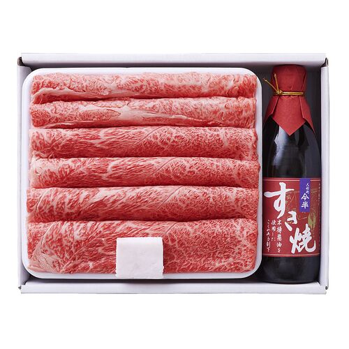 松阪牛すき焼き肉&今半割下セット (うで肩ロース500g 割下360ml)