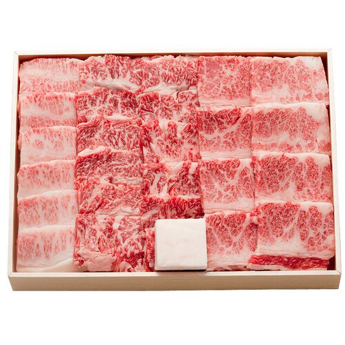 三重 松阪牛バラ焼肉用 600g (A4等級以上/証明書付き)