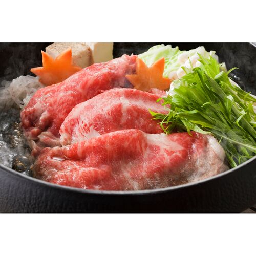 三重 松阪牛 モモバラ すき焼き用 750g (A4等級以上/証明書付き)