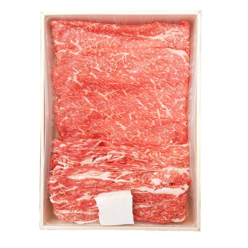 三重 松阪牛 モモバラ すき焼き用 750g (A4等級以上/証明書付き)