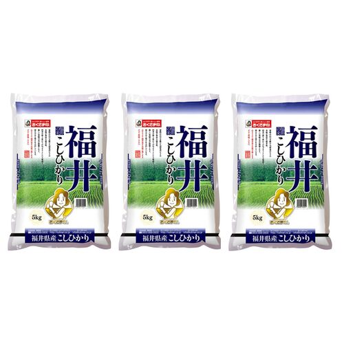 福井県産 こしひかり 5kg×3