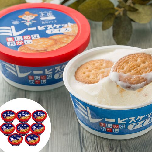 高知 ミレービスケットアイス 100ml×8個