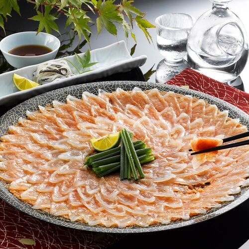 愛知 ふく専門店「福べ」とらふぐ刺身と明太子