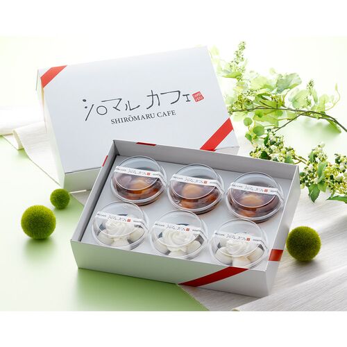 北海道 「シロマルカフェ」 白玉スイーツセット