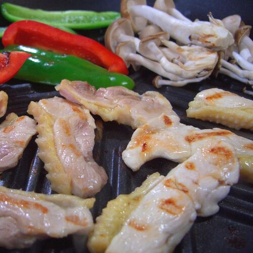 福島 川俣シャモ 焼肉 (スライス サイコロステーキ用 手羽元 ソーセージ)