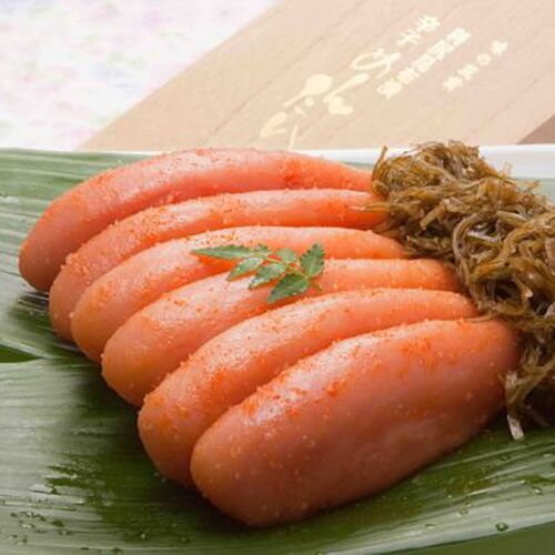 福岡 昆布漬 辛子明太子 (無着色) 400g (明太子350g 昆布50g)