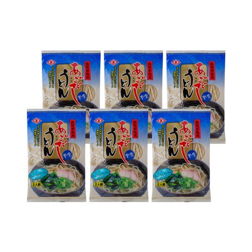 あごだしうどん 6袋 (1袋200g (めん180g) スープ付／2人前)