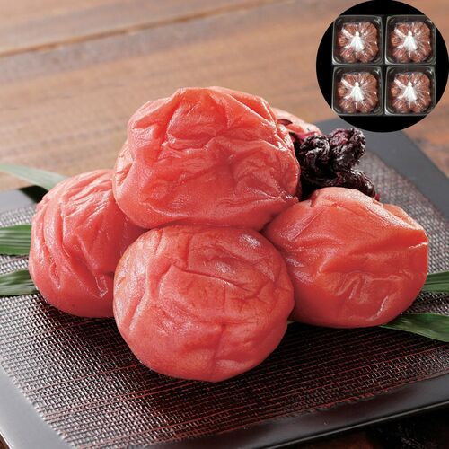 和歌山 紀州南高梅 つぶれ梅 しそ 2kg (500g×4) 塩分8%