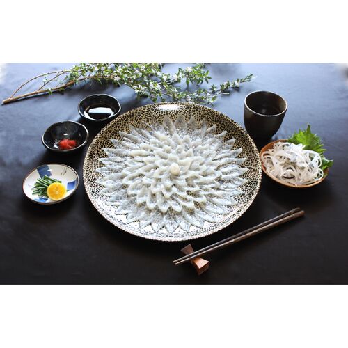 山口 下関 「河久」 ふく刺し B(とらふぐ刺身150g)