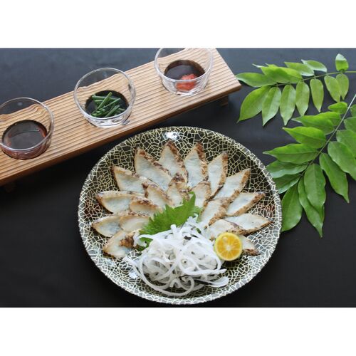 山口 下関 「河久」 ふぐタタキ刺身セット
